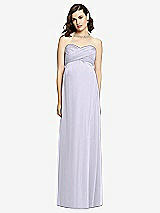 Front View Thumbnail - Silver Dove Draped Bodice Strapless Maternity Dress