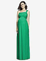 Front View Thumbnail - Pantone Emerald Alfred Sung Maternity Dress Style M427