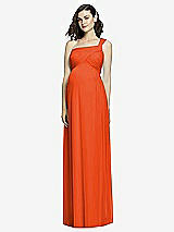 Front View Thumbnail - Tangerine Tango Alfred Sung Maternity Dress Style M427