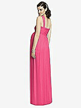 Rear View Thumbnail - Forever Pink Alfred Sung Maternity Dress Style M427