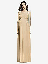 Front View Thumbnail - Golden Alfred Sung Maternity Dress Style M427