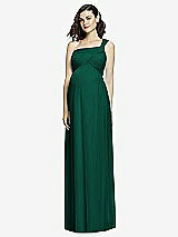 Front View Thumbnail - Hunter Green Alfred Sung Maternity Dress Style M427