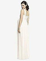 Rear View Thumbnail - Ivory Alfred Sung Maternity Dress Style M427