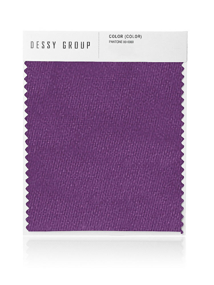 Front View - Aubergine Organdy Fabric Swatch