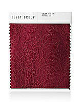 Front View Thumbnail - Burgundy Florentine Lace Swatch