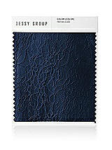 Front View Thumbnail - Midnight Navy Florentine Lace Swatch