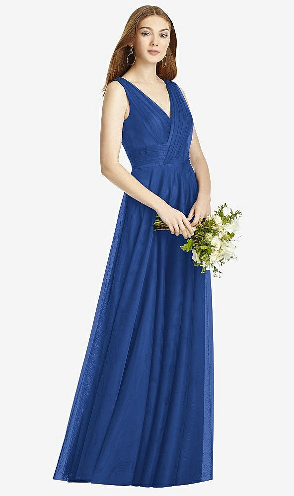 Front View - Classic Blue Studio Design Bridesmaid Dress 4503