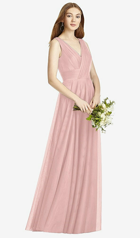 Front View - Rose - PANTONE Rose Quartz Studio Design Bridesmaid Dress 4503
