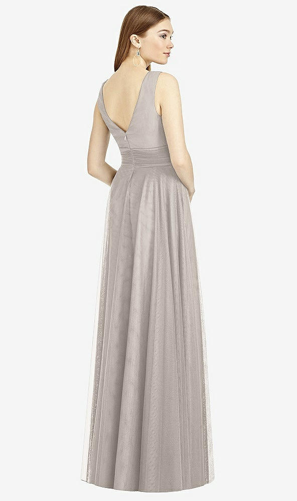 Back View - Taupe Studio Design Bridesmaid Dress 4503