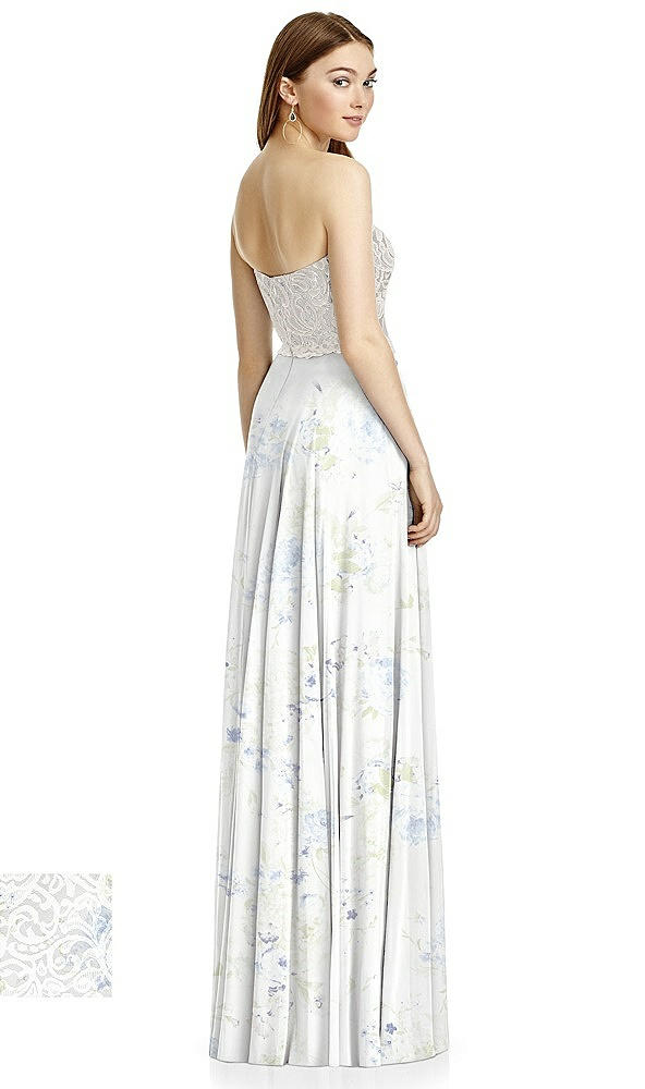 Back View - Bleu Garden & Oyster Studio Design Bridesmaid Dress 4504