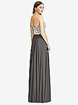 Rear View Thumbnail - Caviar Gray & Oyster Studio Design Bridesmaid Dress 4504