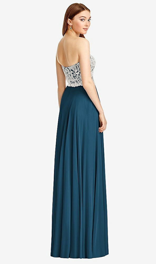 Back View - Atlantic Blue & Oyster Studio Design Bridesmaid Dress 4504