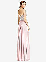 Rear View Thumbnail - Ballet Pink & Oyster Studio Design Bridesmaid Dress 4504