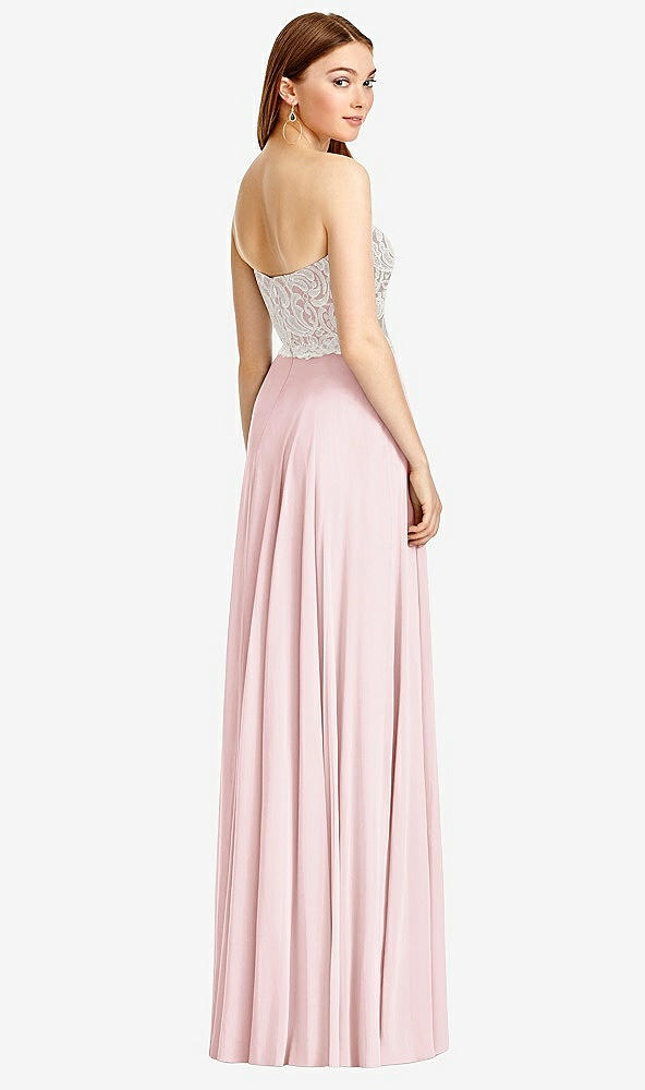 Back View - Ballet Pink & Oyster Studio Design Bridesmaid Dress 4504