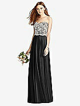 Front View Thumbnail - Black & Oyster Studio Design Bridesmaid Dress 4504