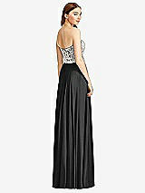 Rear View Thumbnail - Black & Oyster Studio Design Bridesmaid Dress 4504