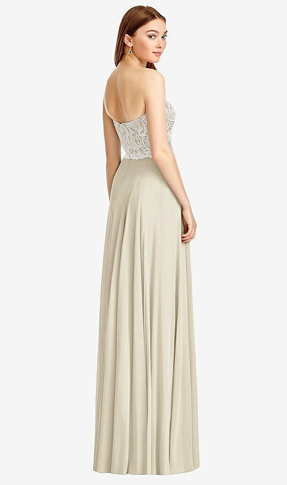 Back View - Champagne & Oyster Studio Design Bridesmaid Dress 4504