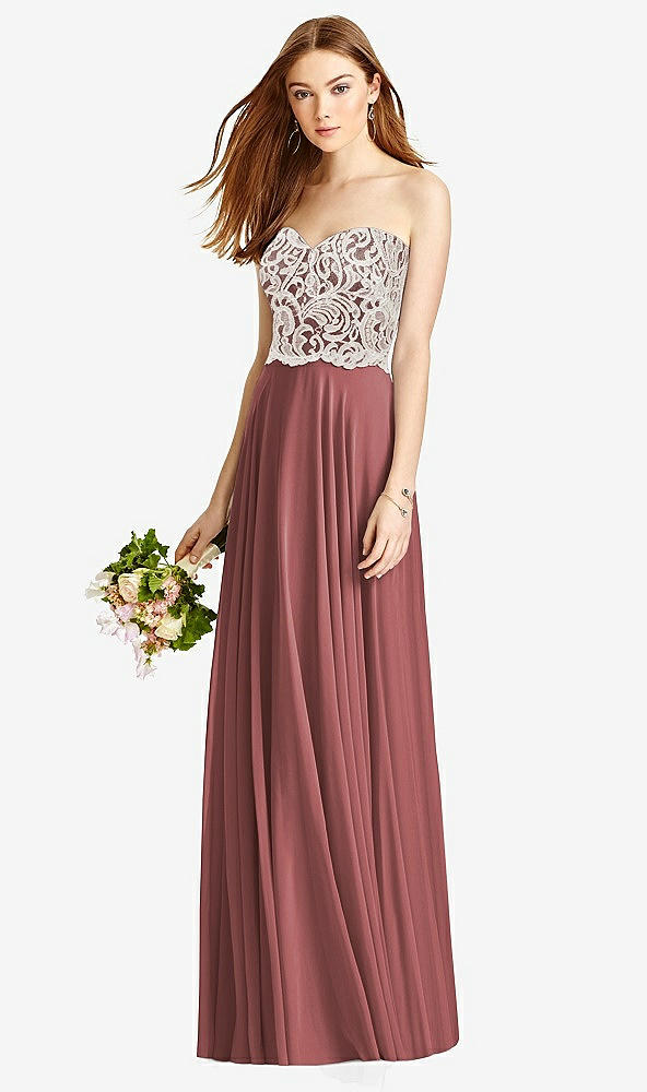 Front View - English Rose & Oyster Studio Design Bridesmaid Dress 4504
