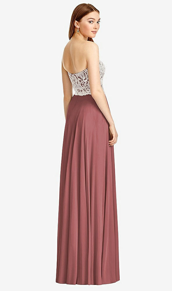 Back View - English Rose & Oyster Studio Design Bridesmaid Dress 4504