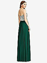 Rear View Thumbnail - Hunter Green & Oyster Studio Design Bridesmaid Dress 4504