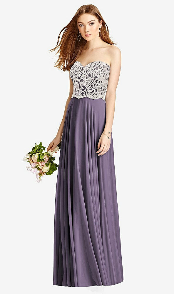 Front View - Lavender & Oyster Studio Design Bridesmaid Dress 4504