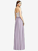 Rear View Thumbnail - Lilac Haze & Oyster Studio Design Bridesmaid Dress 4504