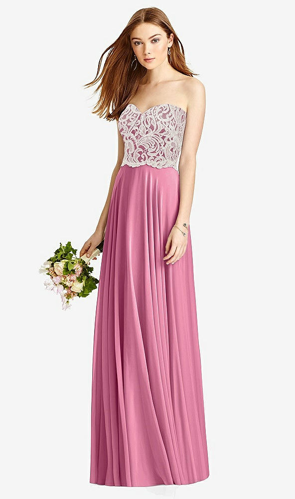 Front View - Orchid Pink & Oyster Studio Design Bridesmaid Dress 4504