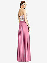 Rear View Thumbnail - Orchid Pink & Oyster Studio Design Bridesmaid Dress 4504