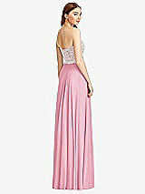 Rear View Thumbnail - Peony Pink & Oyster Studio Design Bridesmaid Dress 4504