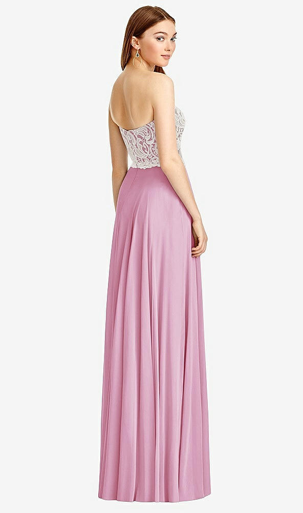 Back View - Powder Pink & Oyster Studio Design Bridesmaid Dress 4504