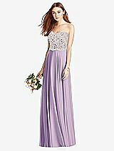 Front View Thumbnail - Pale Purple & Oyster Studio Design Bridesmaid Dress 4504