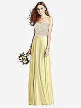 Front View Thumbnail - Pale Yellow & Oyster Studio Design Bridesmaid Dress 4504