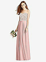 Front View Thumbnail - Rose - PANTONE Rose Quartz & Oyster Studio Design Bridesmaid Dress 4504