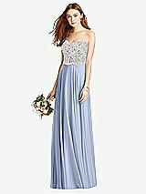Front View Thumbnail - Sky Blue & Oyster Studio Design Bridesmaid Dress 4504
