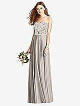 Front View Thumbnail - Taupe & Oyster Studio Design Bridesmaid Dress 4504