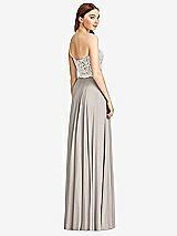 Rear View Thumbnail - Taupe & Oyster Studio Design Bridesmaid Dress 4504