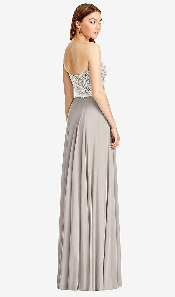 Back View - Taupe & Oyster Studio Design Bridesmaid Dress 4504
