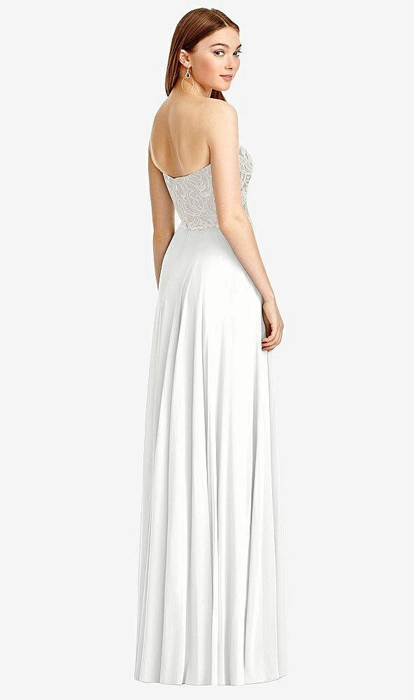 Back View - White & Oyster Studio Design Bridesmaid Dress 4504