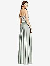 Rear View Thumbnail - Willow Green & Oyster Studio Design Bridesmaid Dress 4504