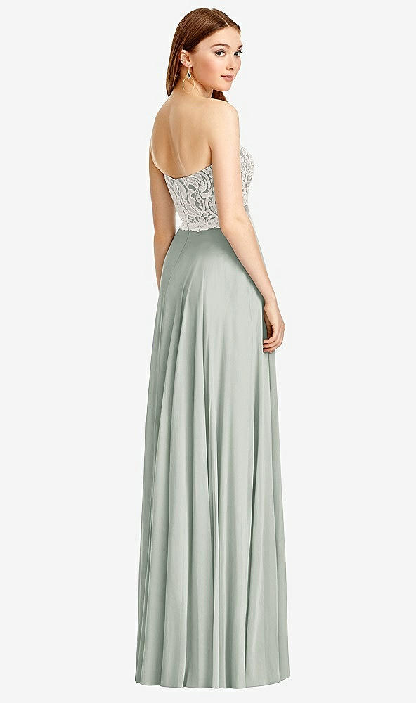 Back View - Willow Green & Oyster Studio Design Bridesmaid Dress 4504