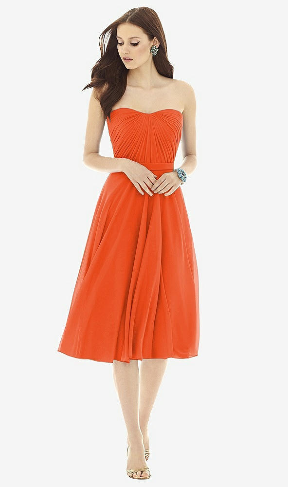 Front View - Tangerine Tango Alfred Sung Style D726