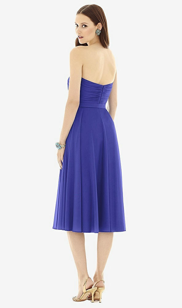 Back View - Electric Blue Alfred Sung Style D726