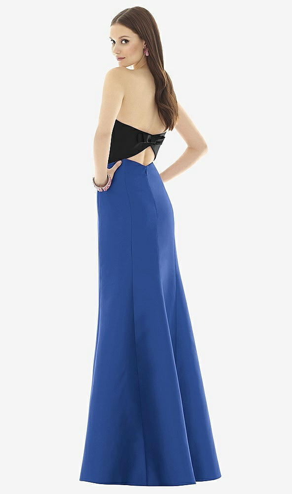 Back View - Classic Blue & Black Alfred Sung Style D728