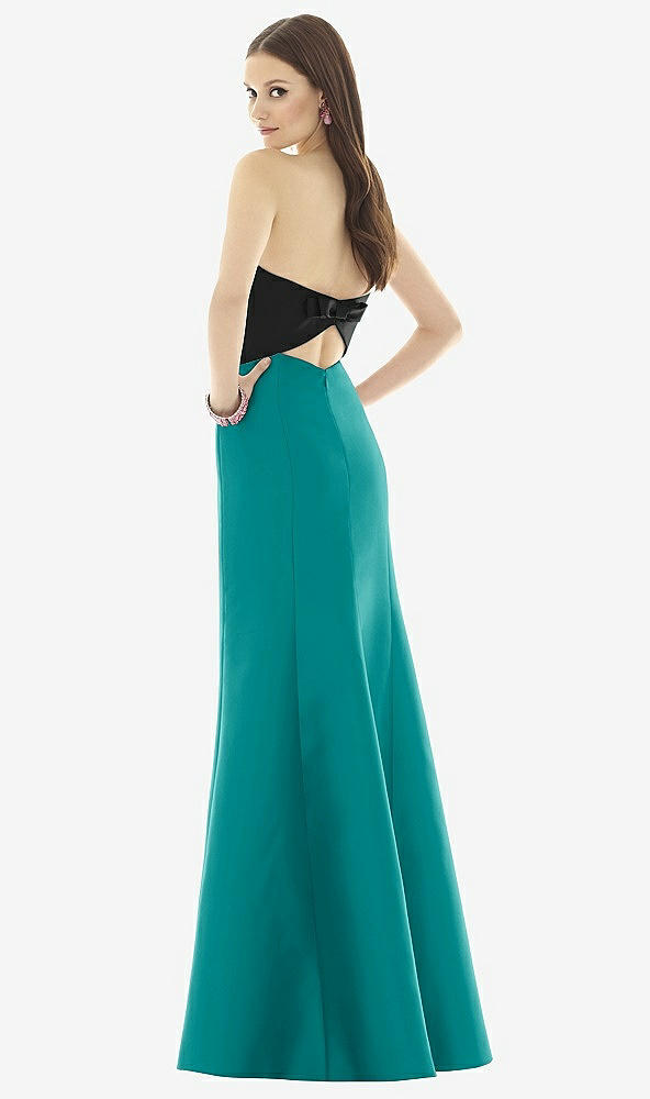 Back View - Jade & Black Alfred Sung Style D728