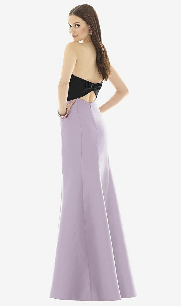 Back View - Lilac Haze & Black Alfred Sung Style D728