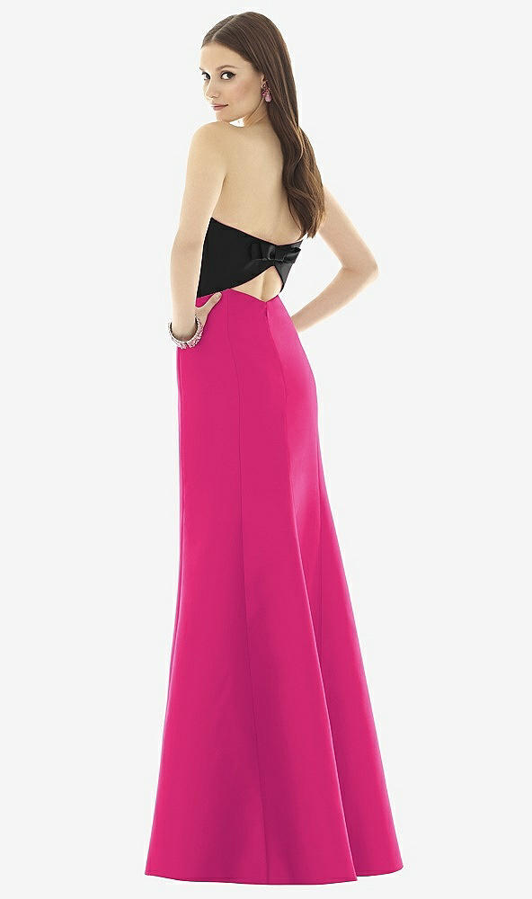 Back View - Think Pink & Black Alfred Sung Style D728