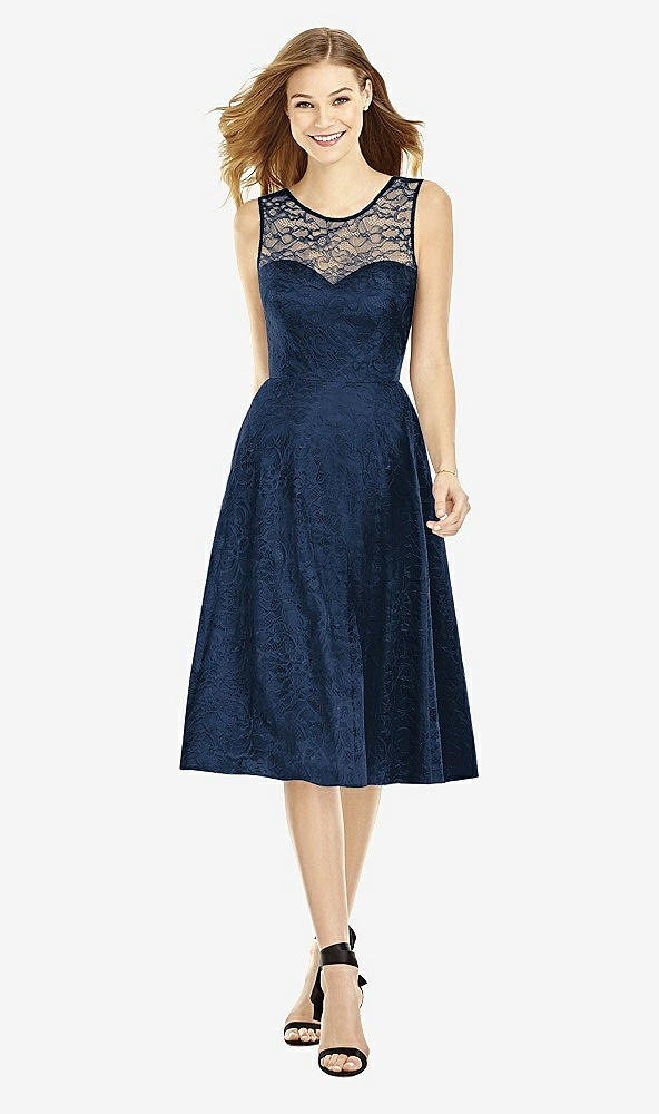 Front View - Midnight Navy After Six Bridesmaid Dress 6750