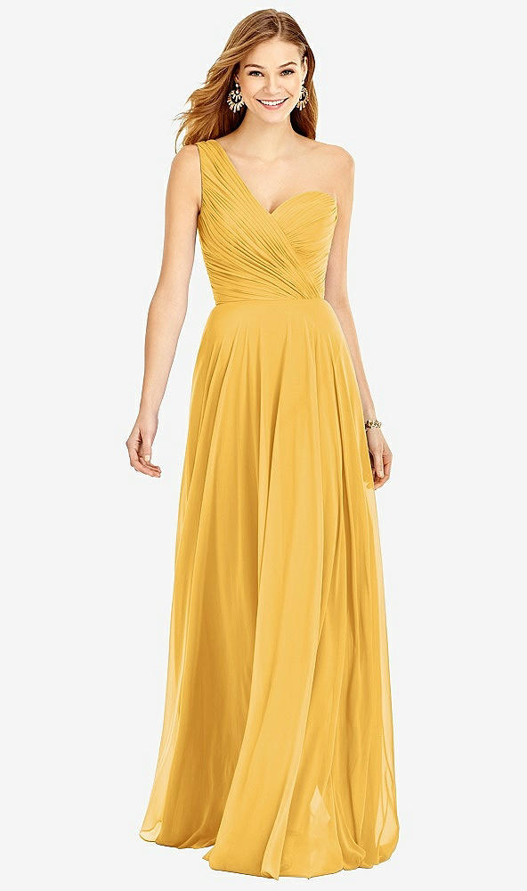 Front View - NYC Yellow After Six Bridesmaid Dress 6751