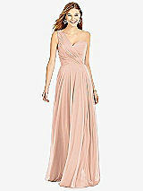 Front View Thumbnail - Pale Peach After Six Bridesmaid Dress 6751