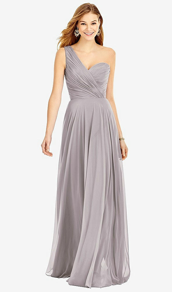 Front View - Cashmere Gray After Six Bridesmaid Dress 6751